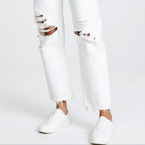 Agolde Women's Cream Jeans - Picture 4 of 16